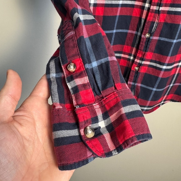 DIVIDED H&M Men's Long Sleeve Plaid Flannel Shirt Button Up Multicolor Small - Picture 3 of 14
